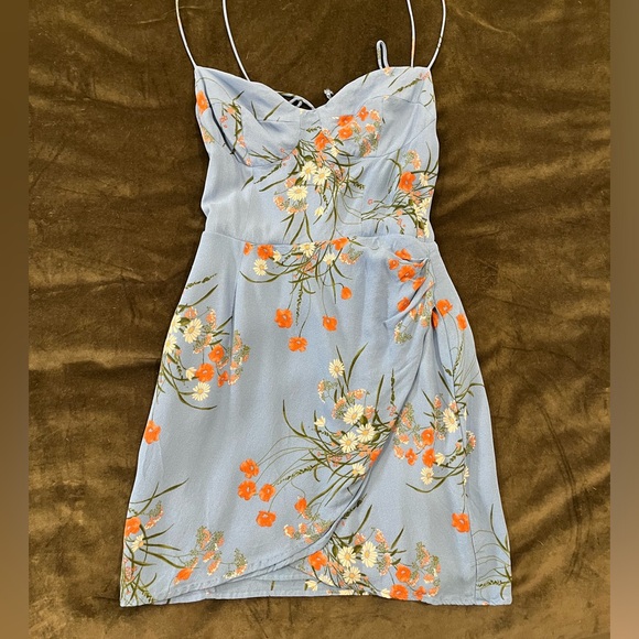 Reformation floral mini strap dress (Made in US) - Picture 3 of 5